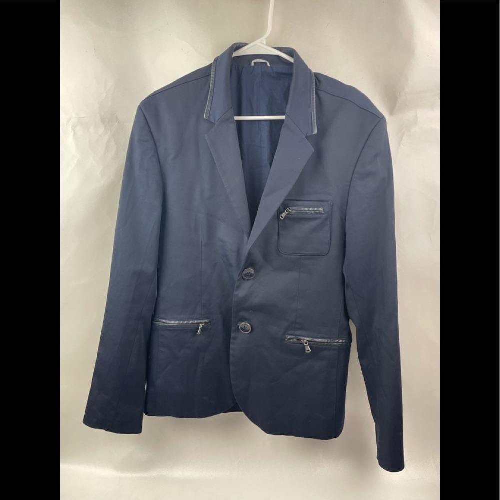Mondo Sports Blue Jacket Cotton Blend XL